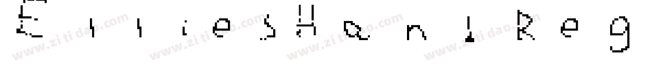ElliesHand Regular字体转换